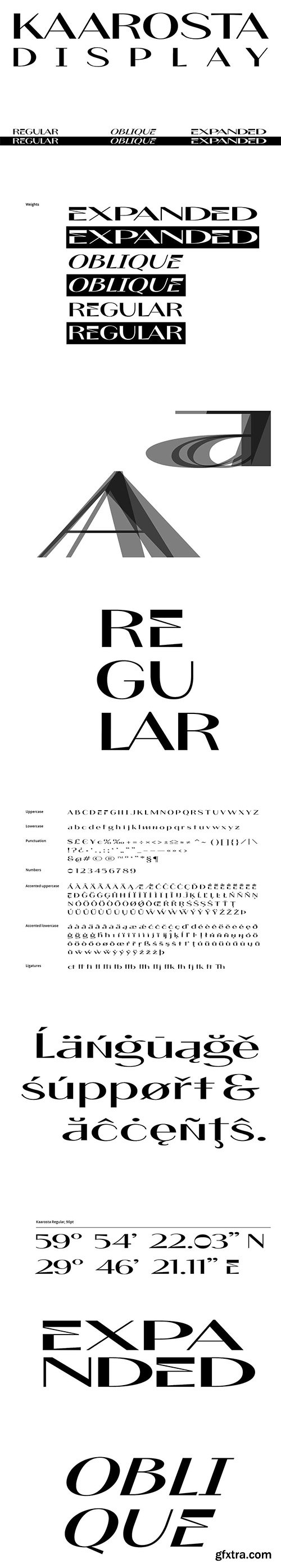 Kaarosta Display Font Family Kaarosta Display Font Family