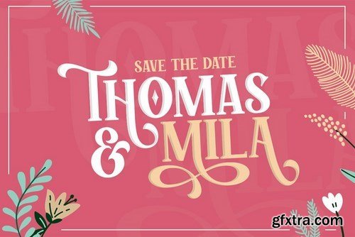 CM - Tumbled Serif Font 4667601