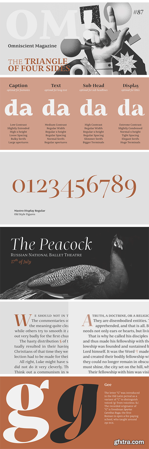 Mastro Font Family Mastro Font Family