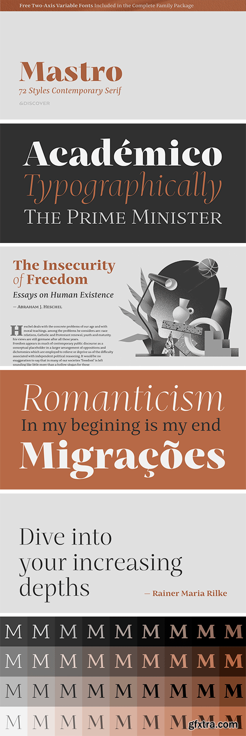 Mastro Font Family Mastro Font Family