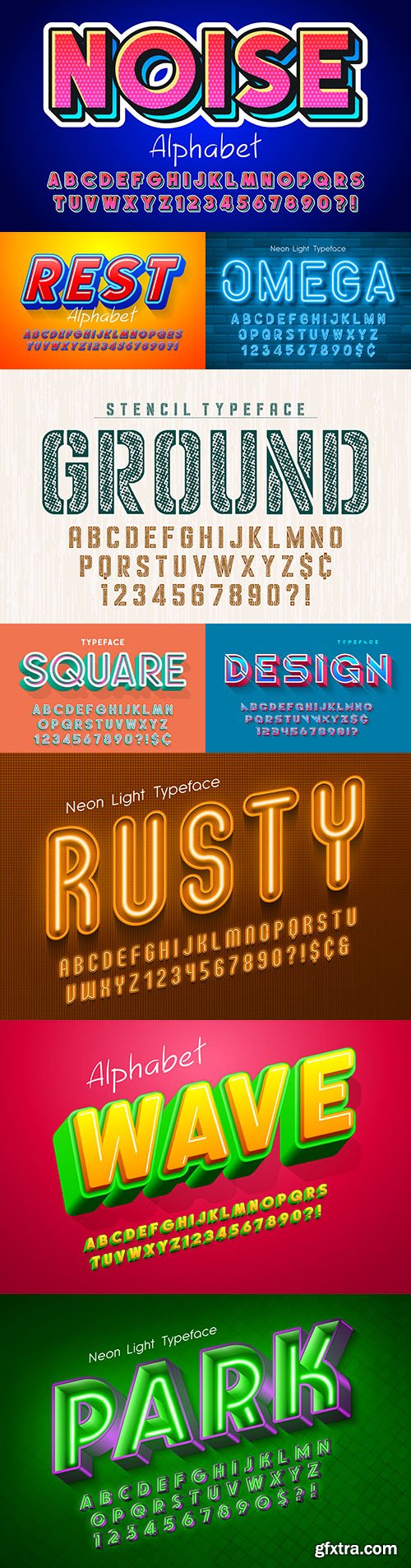 Editable font effect text and alphabet collection illustration 37
