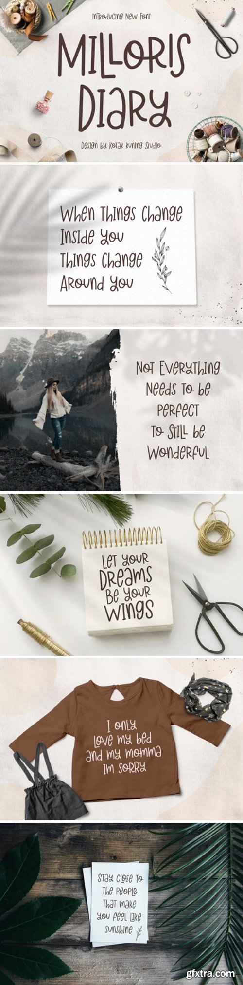 Milloris Diary Font
