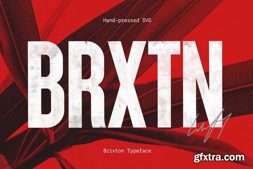 CM - Brixton SVG - Handprinted Typefamily 4664189 CM - Brixton SVG - Handprinted Typefamily 4664189