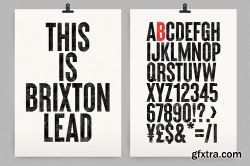 CM - Brixton SVG - Handprinted Typefamily 4664189 CM - Brixton SVG - Handprinted Typefamily 4664189