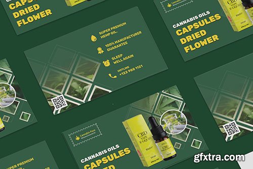 Cannabis Hemp Oil Products Business Card Cannabis Hemp Oil Products Business Card