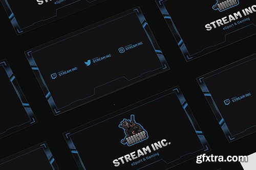 Streamer eSports & Gaming Business Card Streamer eSports & Gaming Business Card