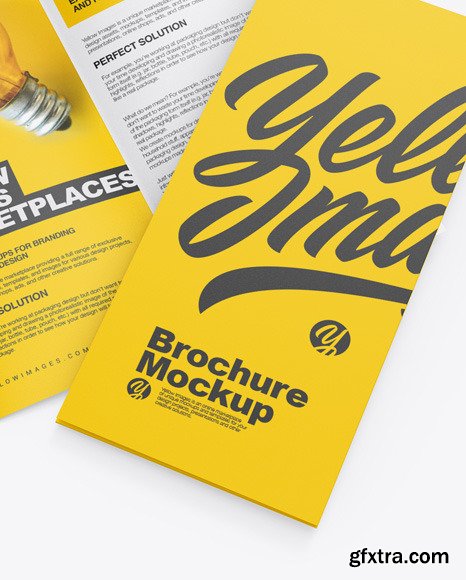 Two Paper Brochures Mockup 56628