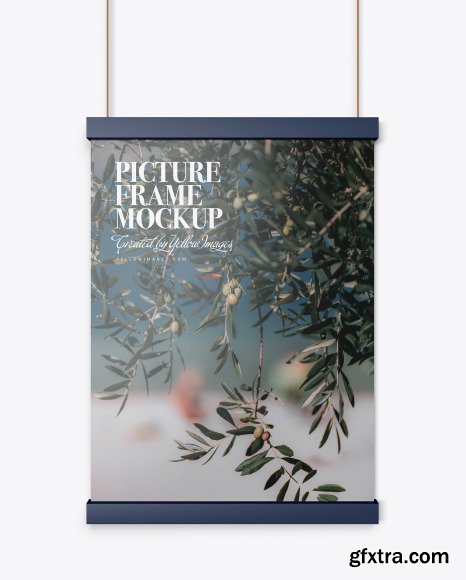 Glossy Picture Frame Mockup 56562