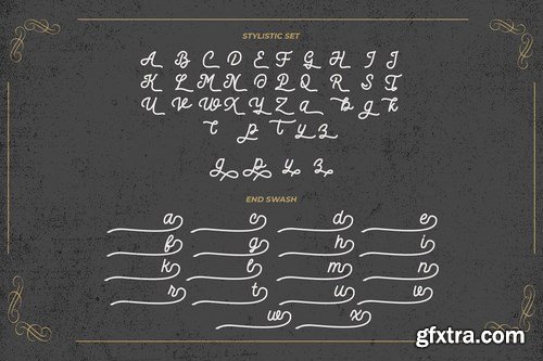 CM - Dattge Hurty - Monoline Retro Font 4687861