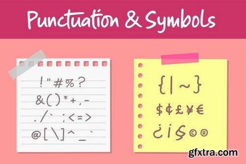 CM - Sticky Notes - Marker Font 4678179