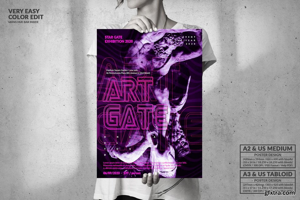 Art Gate Exhibition Big Poster Design » GFxtra
