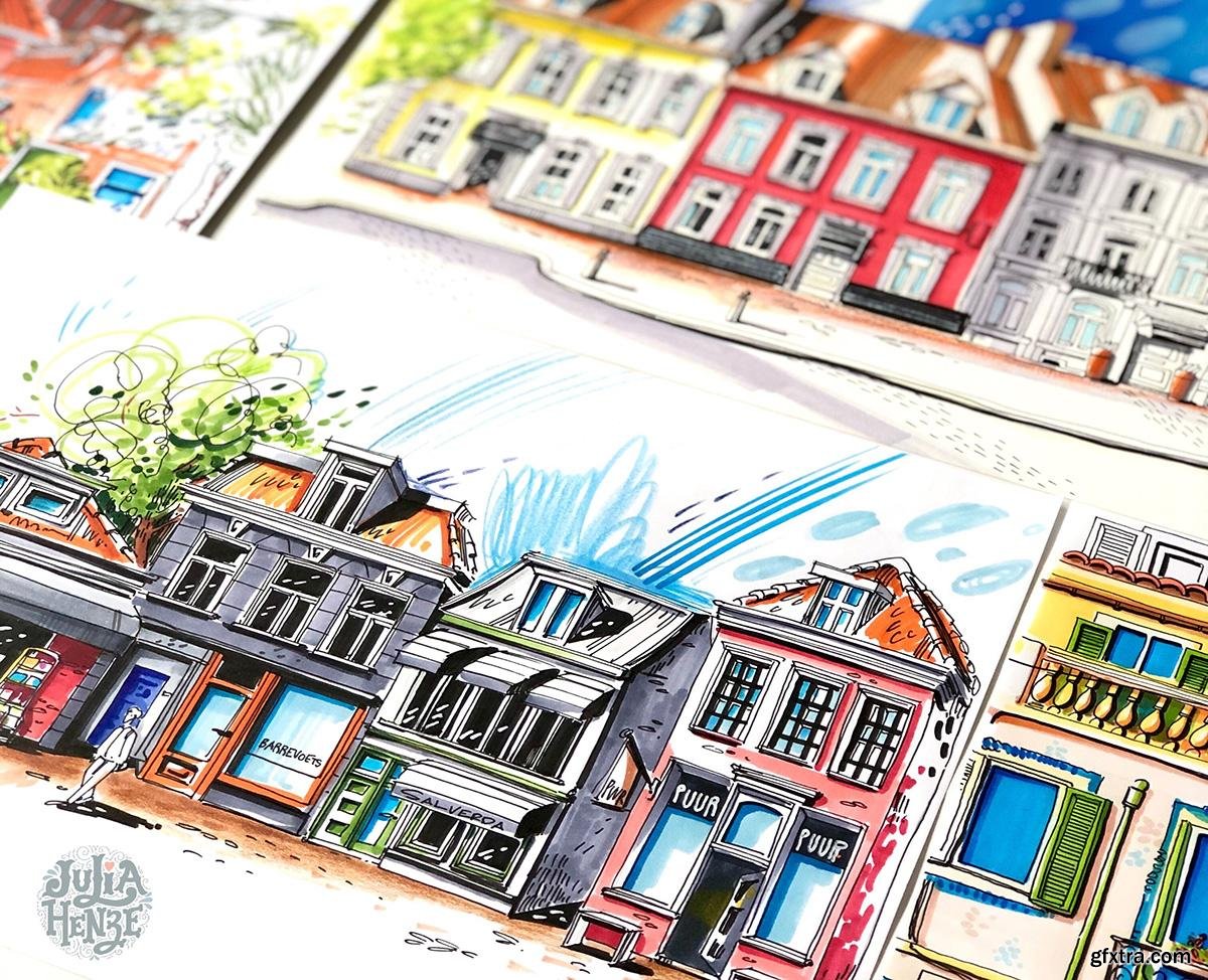 Urban Sketching with Markers » GFxtra