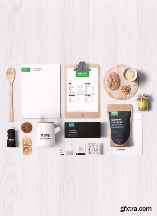 fast food brand vi demonstration mockup fast food brand vi demonstration mockup