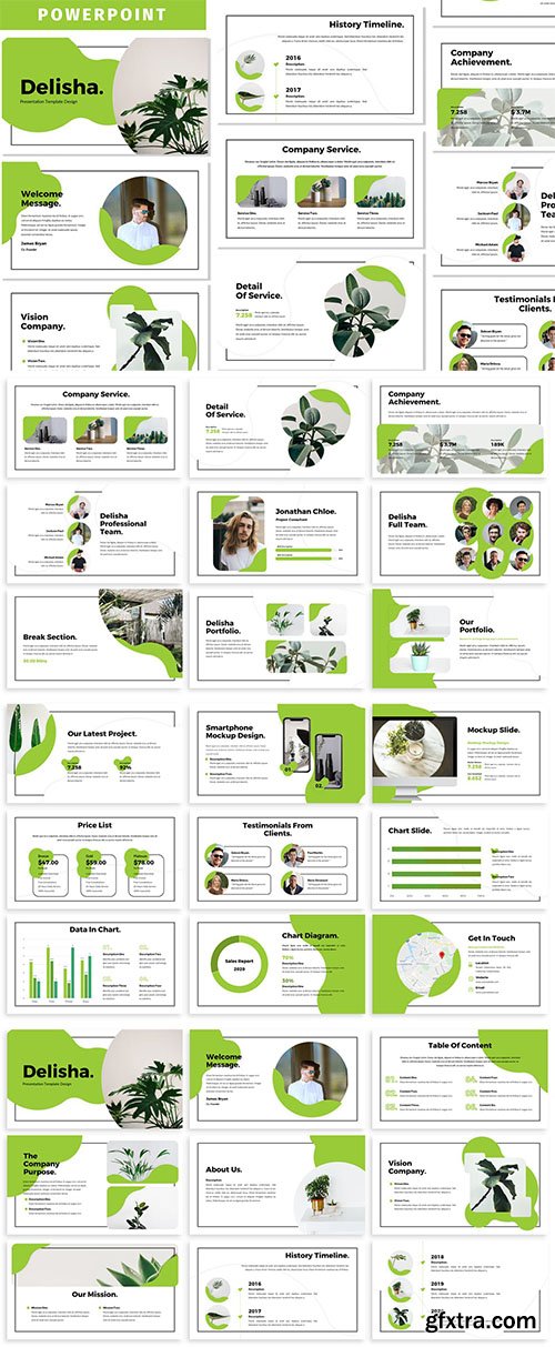 Delisha - Business Powerpoint Template Delisha - Business Powerpoint Template
