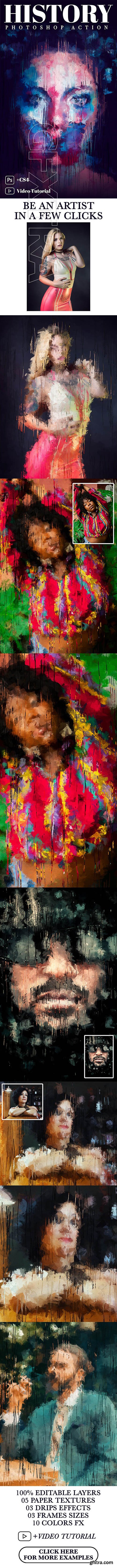 GraphicRiver - History - Realistic Painting Art Photoshop Action 25767086