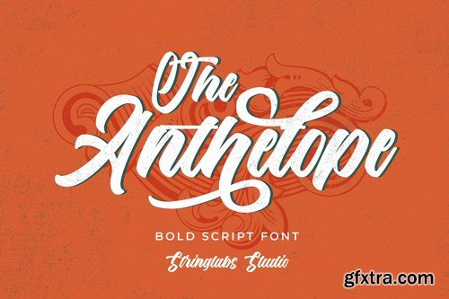 CM - The Anthelope - Retro Bold Script Font 4713237 CM - The Anthelope - Retro Bold Script Font 4713237