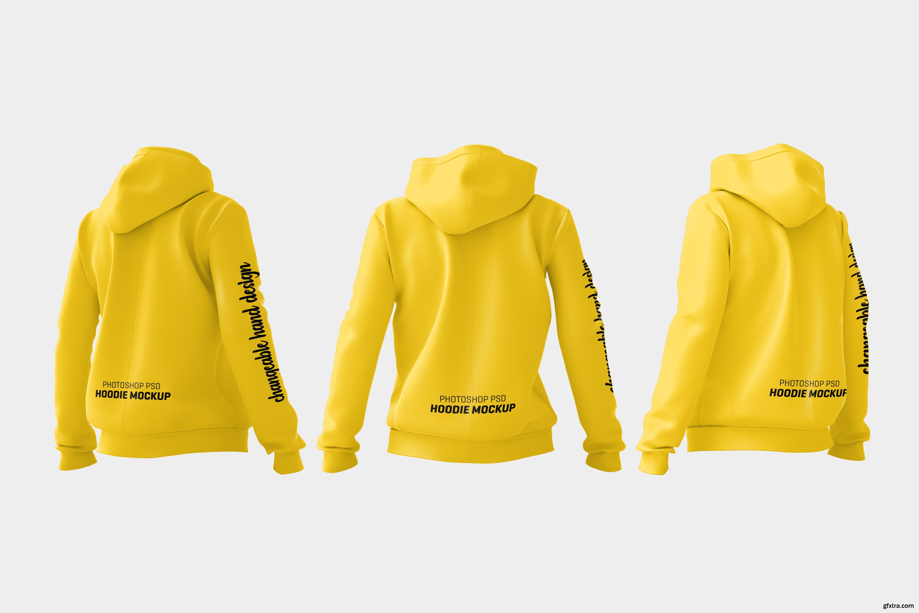 Women hoodie mockup » GFxtra