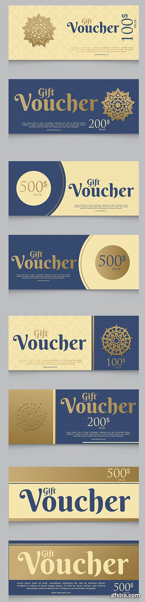 Voucher Gift Certificate Coupon Template