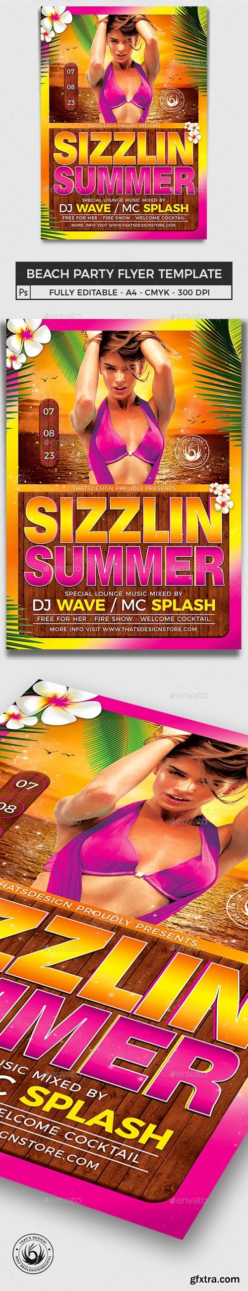 GraphicRiver - Beach Party Flyer Template V7 15819162