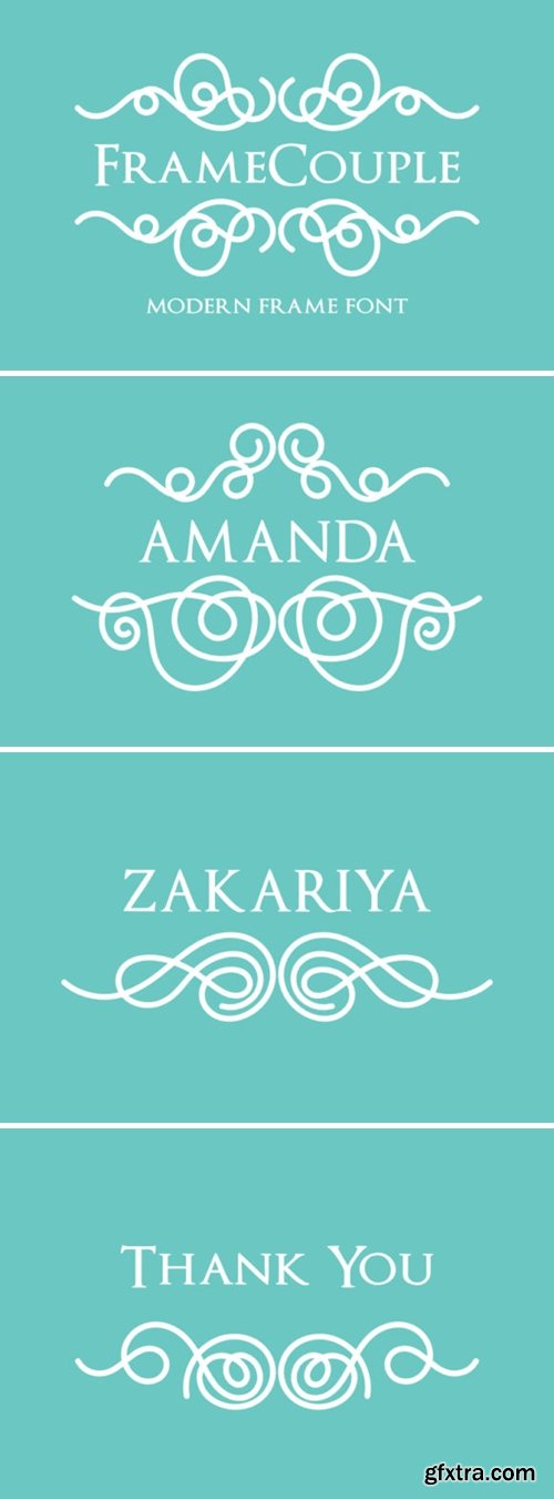 Framecouple Font