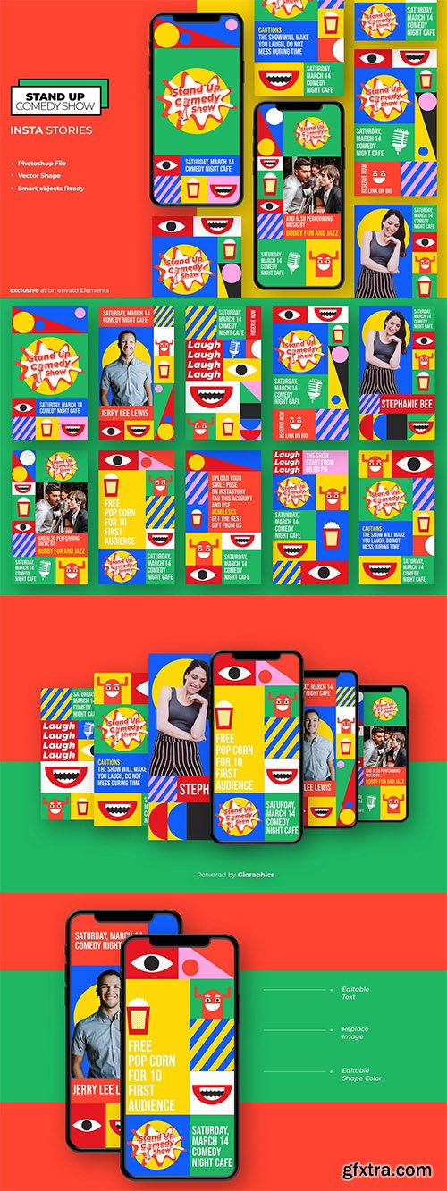 Stand Up Comedy Show Instagram Story