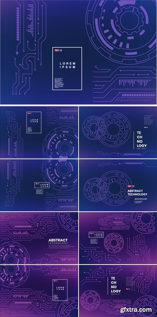 Stock Vector - Abstract Technology Background