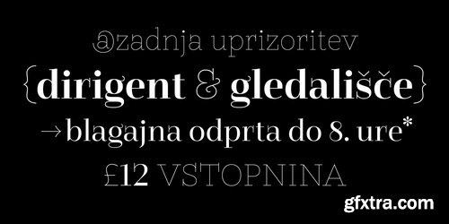 Sopran Font Family Sopran Font Family