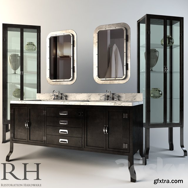 Restoration Hardware Pharmacy Collection Black » GFxtra