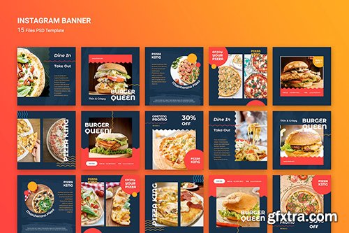 Instagram Banner Burger Fast Food Instagram Banner Burger Fast Food