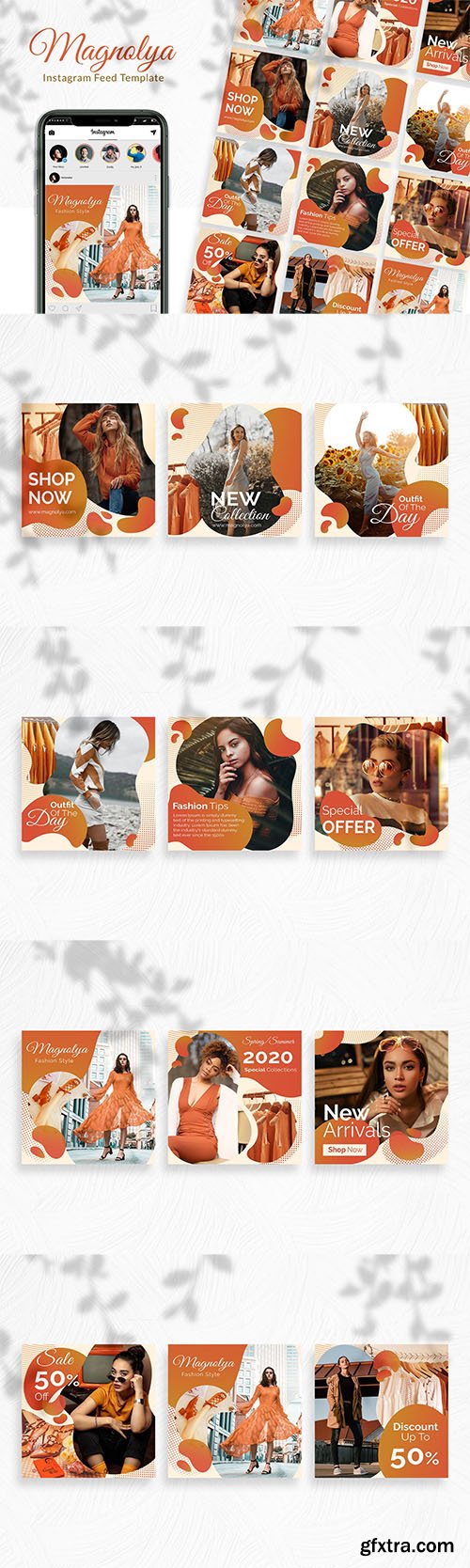 Magnolya Instagram Feed Template