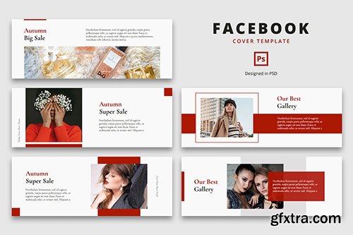 Facebook Cover Template Autumn Fashion