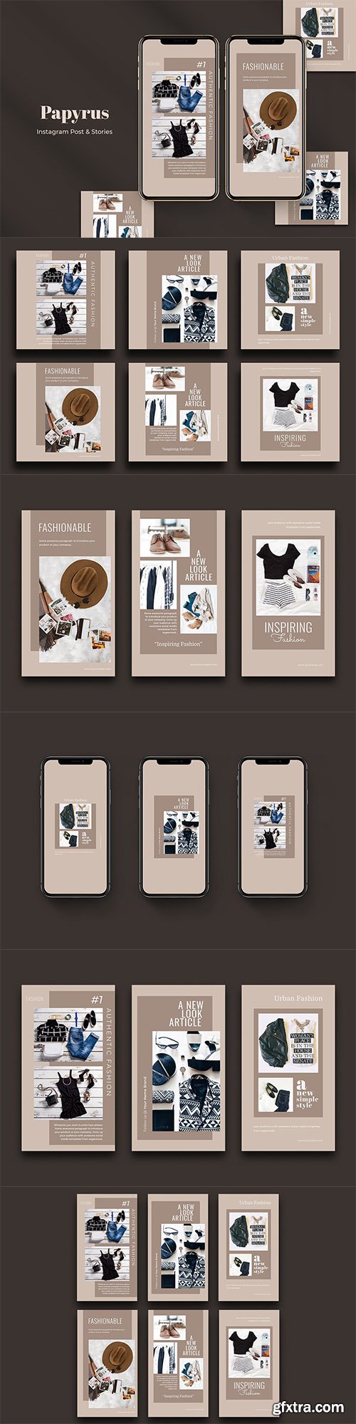 Papyrus Instagram Post & Stories