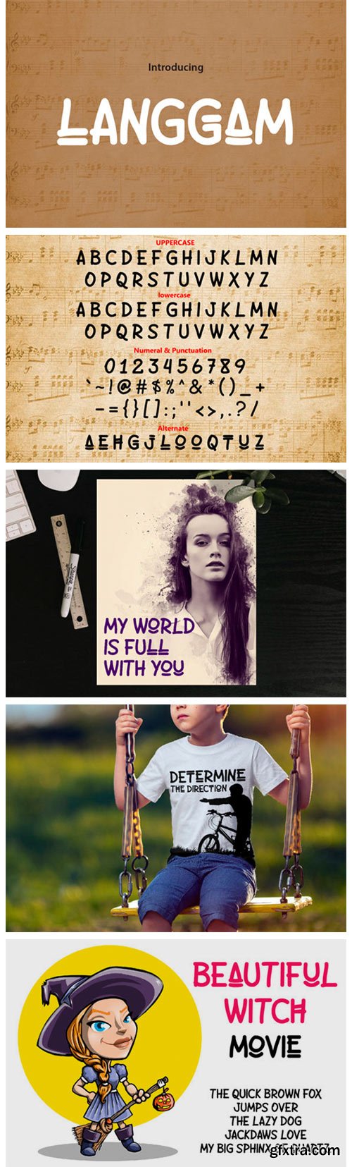 Langgam Font
