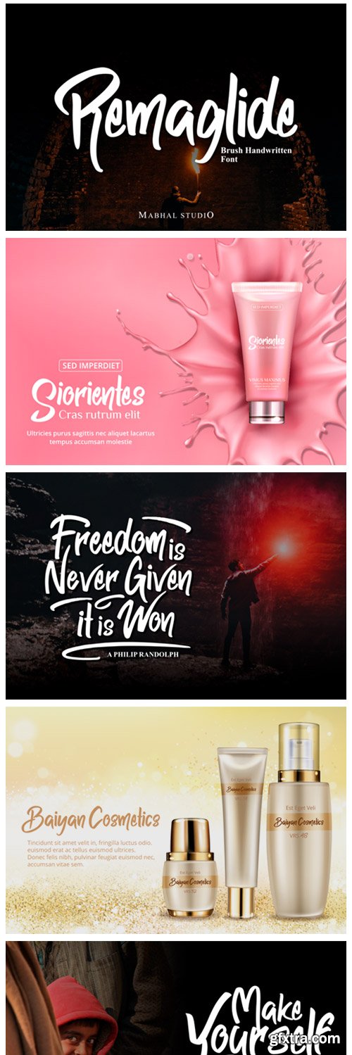 Remaglide Font Remaglide Font