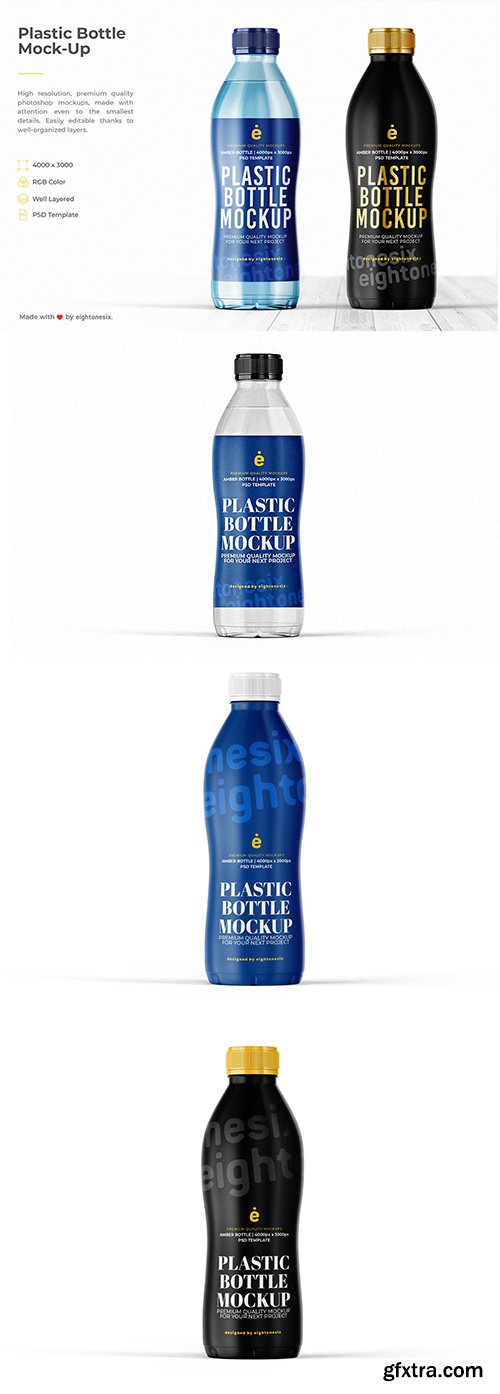 Water Plastic Bottle Mock-Up Template Water Plastic Bottle Mock-Up Template