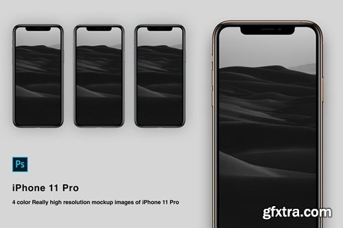 High Resolution Mockup for iPhone 11 pro