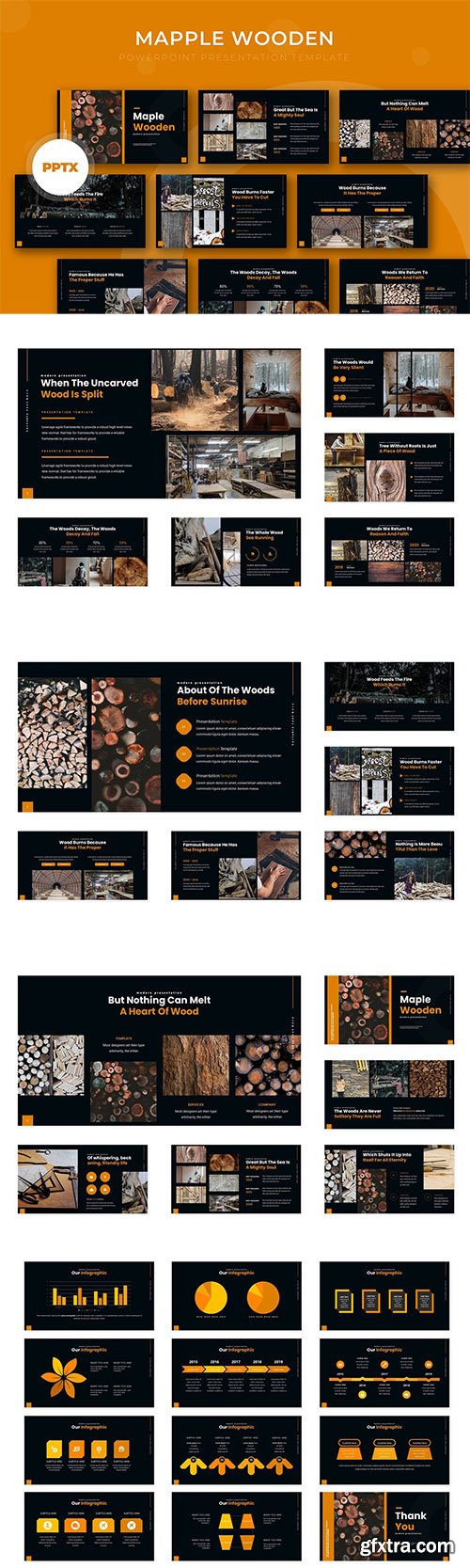 Maple Wooden - Powerpoint, Keynote and Google Slide Template