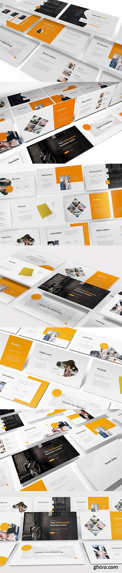 Business Coach Powerpoint, Keynote and Google Slide Template Business Coach Powerpoint, Keynote and Google Slide Template