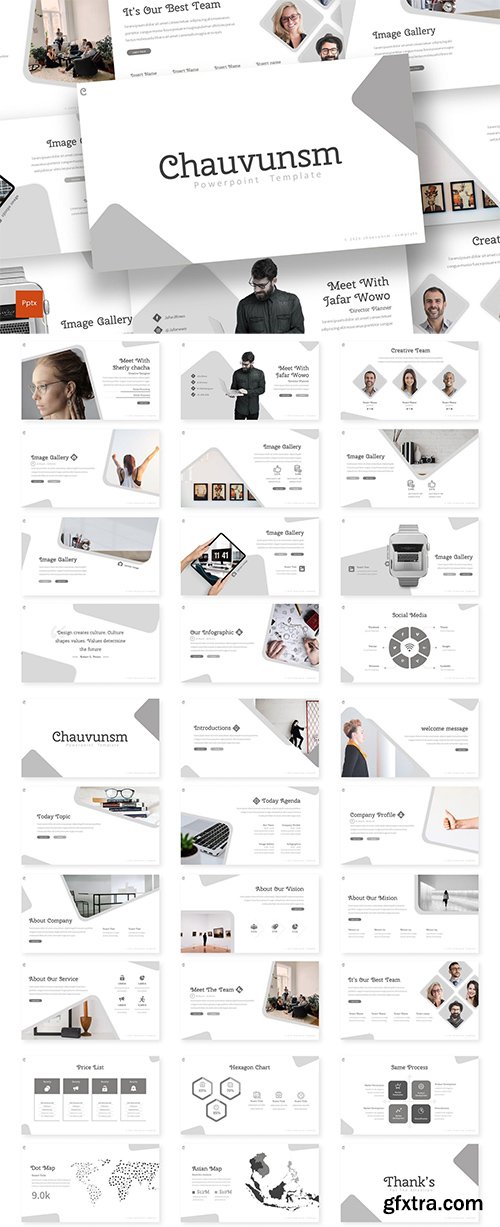 Chauvunsm - Powerpoint, Keynote and Google Slide Template