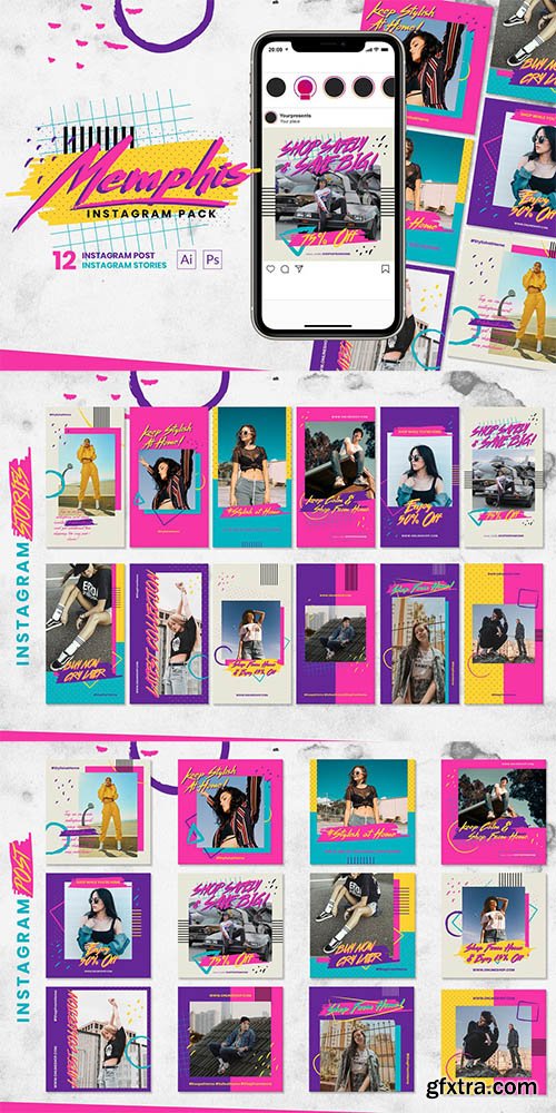 Memphis Instagram Pack Memphis Instagram Pack