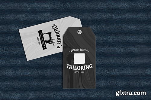 Clothing Tag Product Mockup V1 Clothing Tag Product Mockup V1