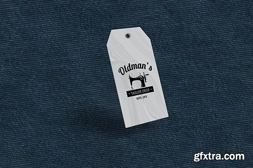Clothing Tag Product Mockup V3 Clothing Tag Product Mockup V3