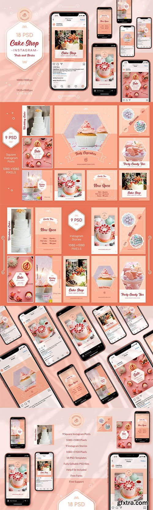 Cake Shop Instagram Posts & Stories