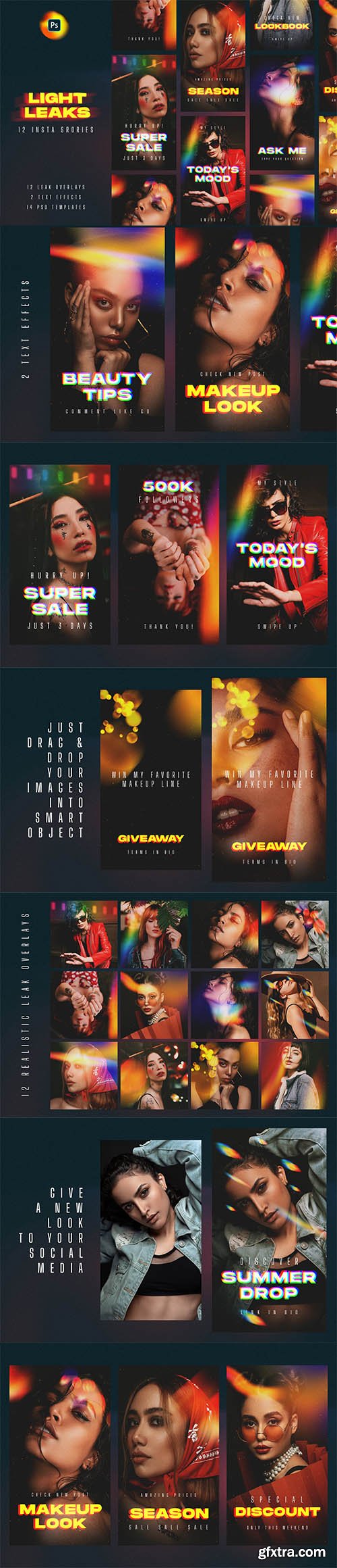 Light Leak Instagram Stories