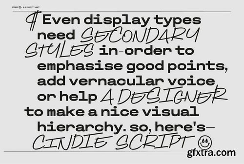 Cindie 2 Font Family