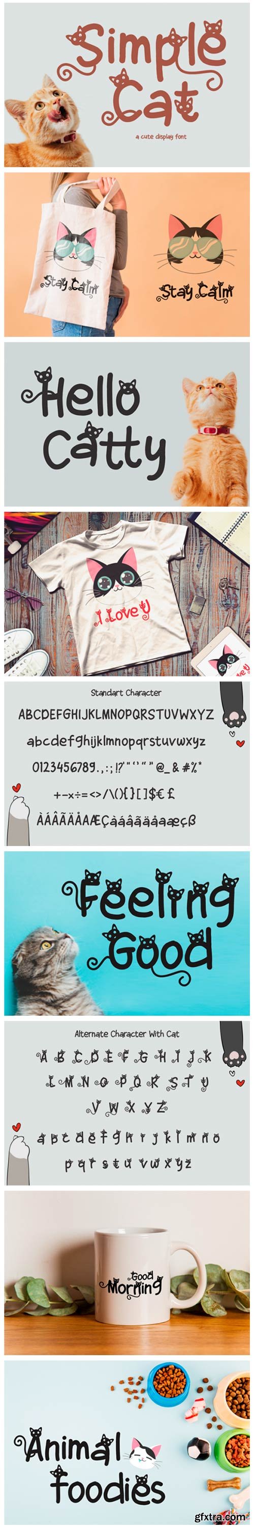 Simple Cat Font