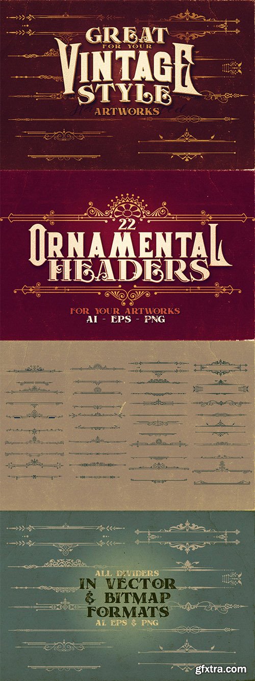 22 Ornamental Headers