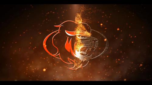 Particle Fire Logo Reveal - 11097997