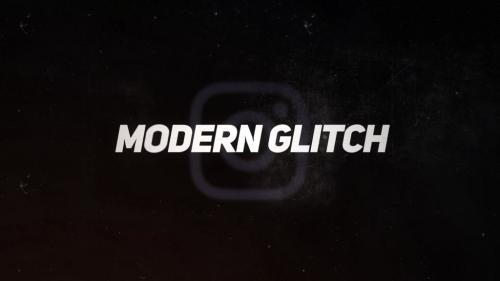 Modern Glitch Logo Reveal - 12157814