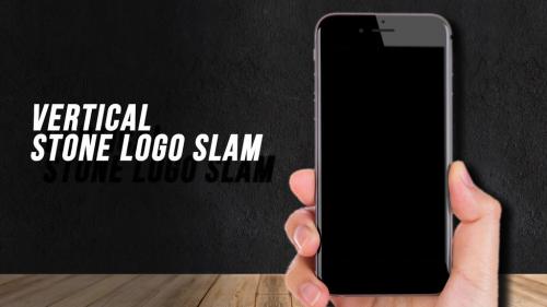 Vertical Stone Logo Slam - 11438491